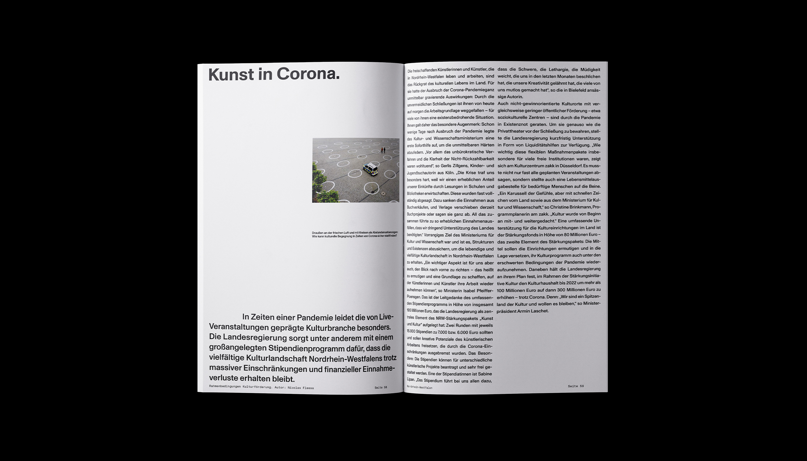 Ministerium für Kultur und Wissenschaft Nordrhein-Westfalen, Publication, editorial design, Katalog, Buch, Magazin, Art direction