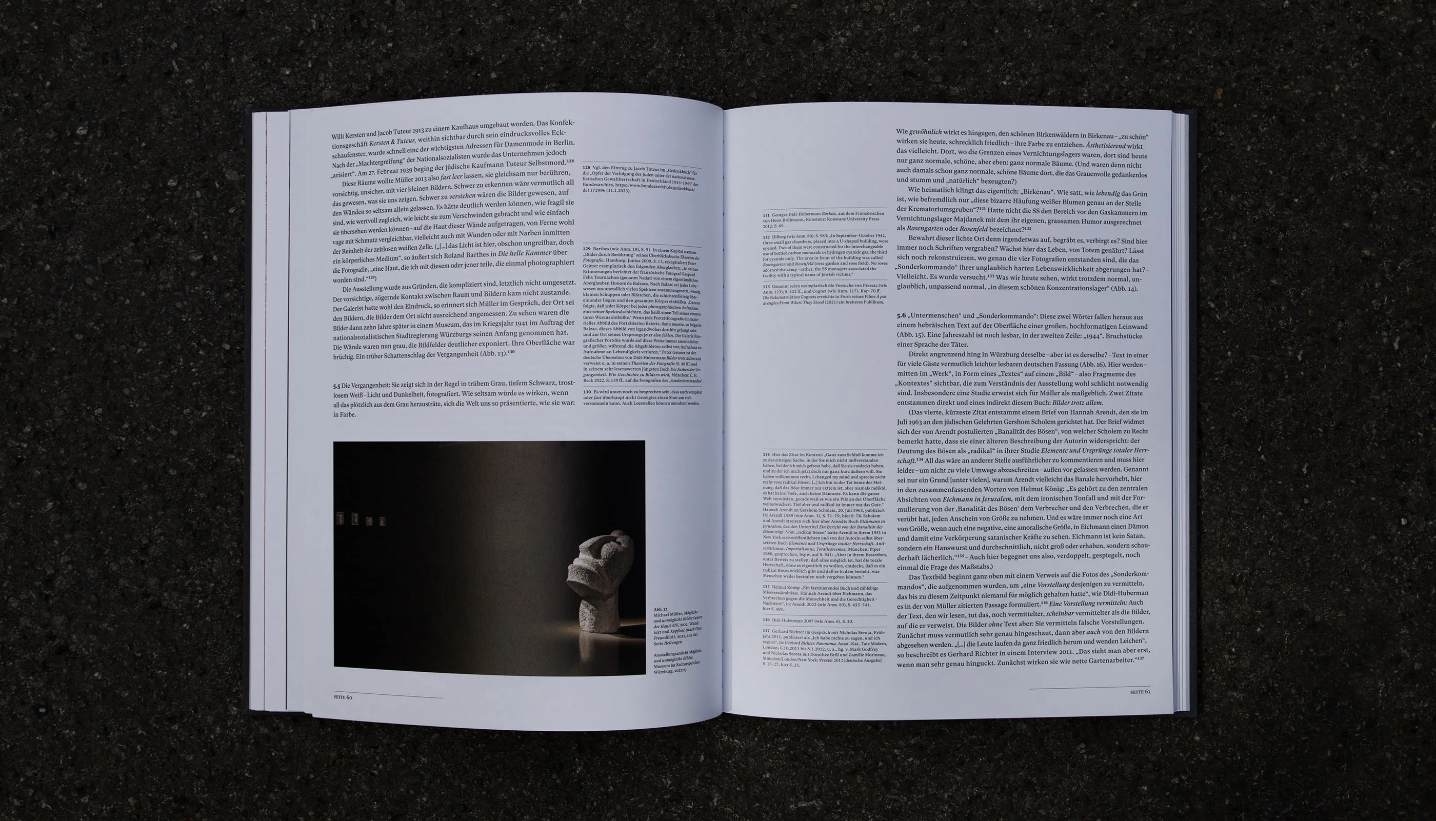 Am Abgrund der Bilder, Art Catalog, Michael Müller, Alien Athena Foundation, De Gruyter, Deutscher Kunstverlag, Städel Museum Frankfurt, editorial design, publication