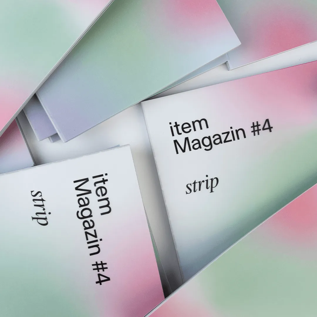 item Magazin #4, strip, HTW Berlin, Design Department, student magazine