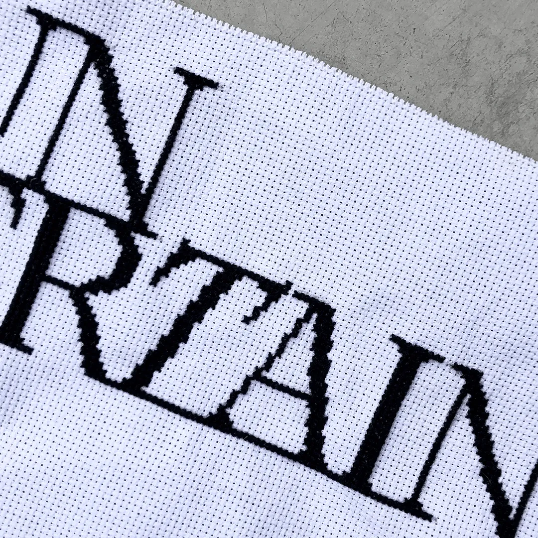 embroidery, typography