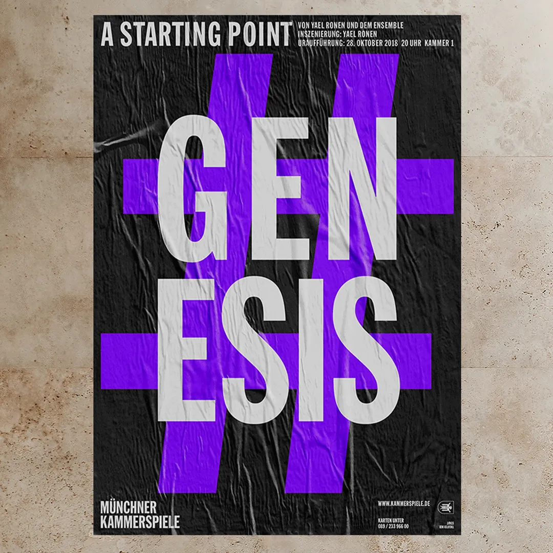 Münchner Kammerspiele, Poster Design, Campaign, Kampagne