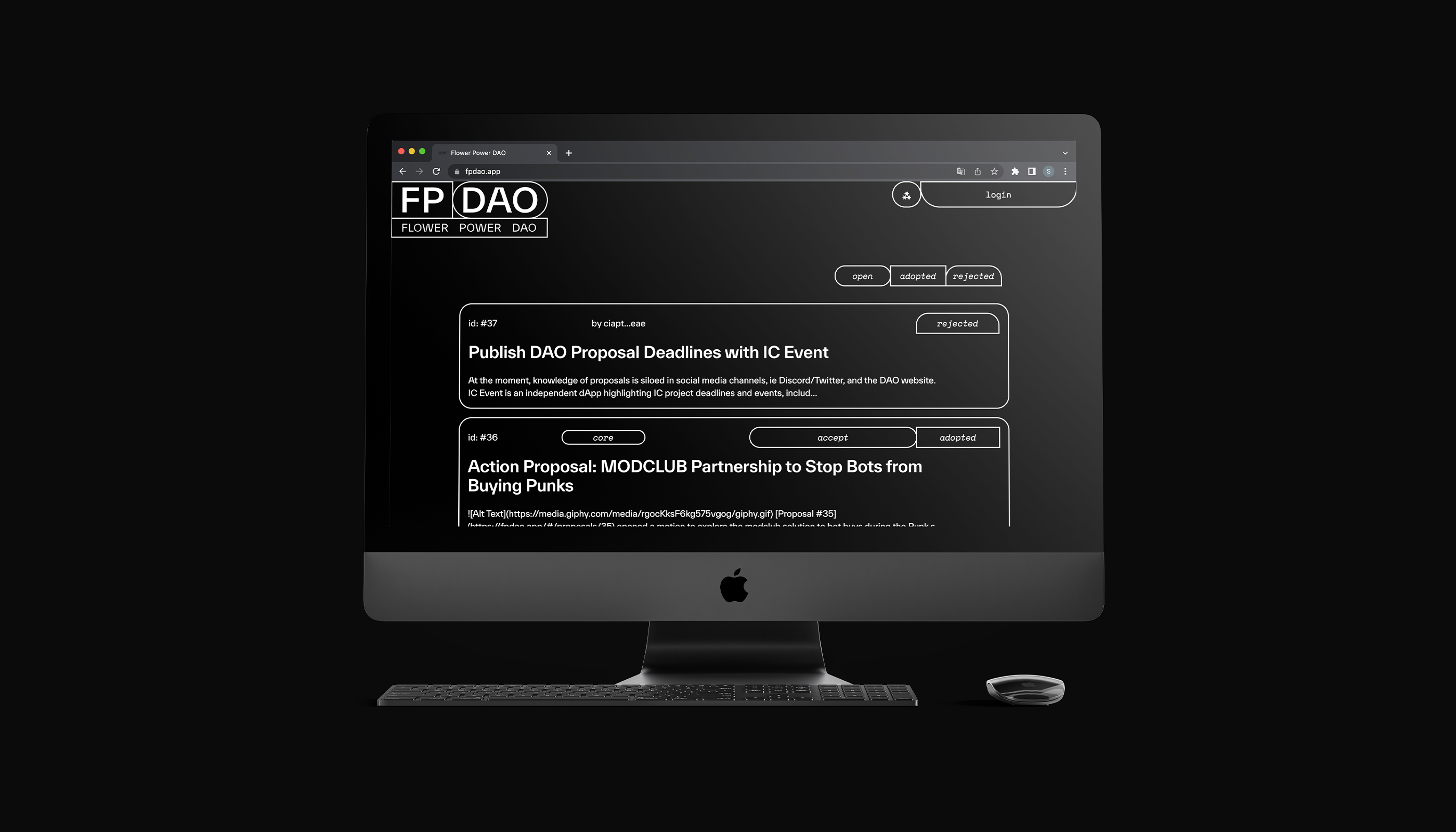 fpdao, web design, visual identity, logo design, branding, NFTweb 3, blockchain