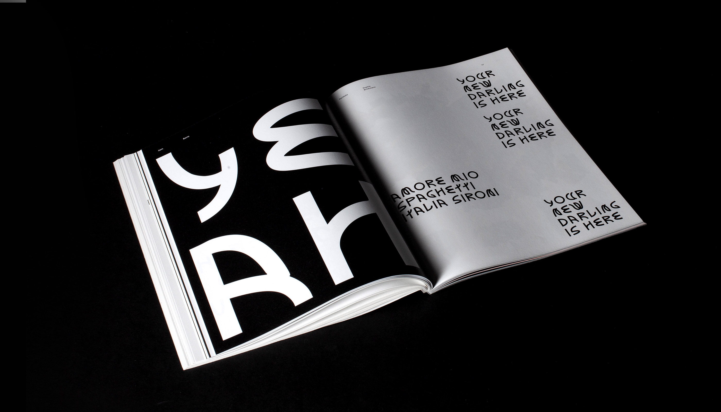 item Magazin #1, editorial design, student magazine, publication, poster design, logo design, visual identity, branding