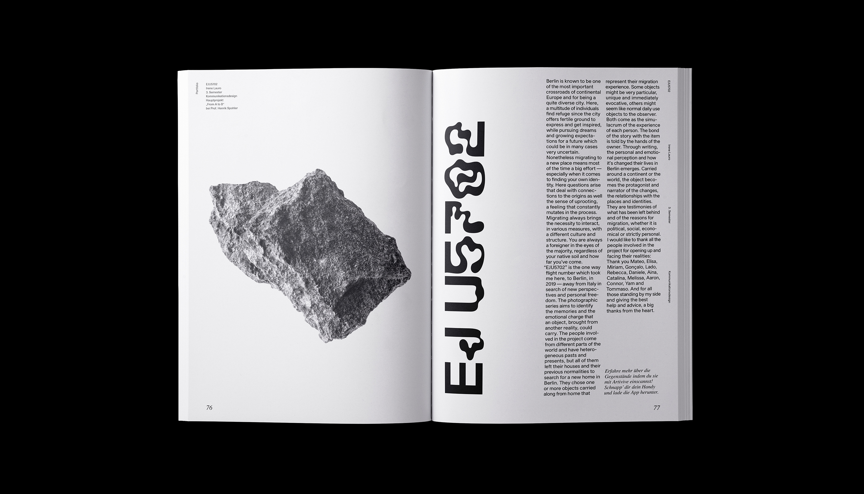 item magazin #4, Hochschule für Technik und Wirtschaft Berlin, Design Department, teaching, editorial design, university, student magazine
