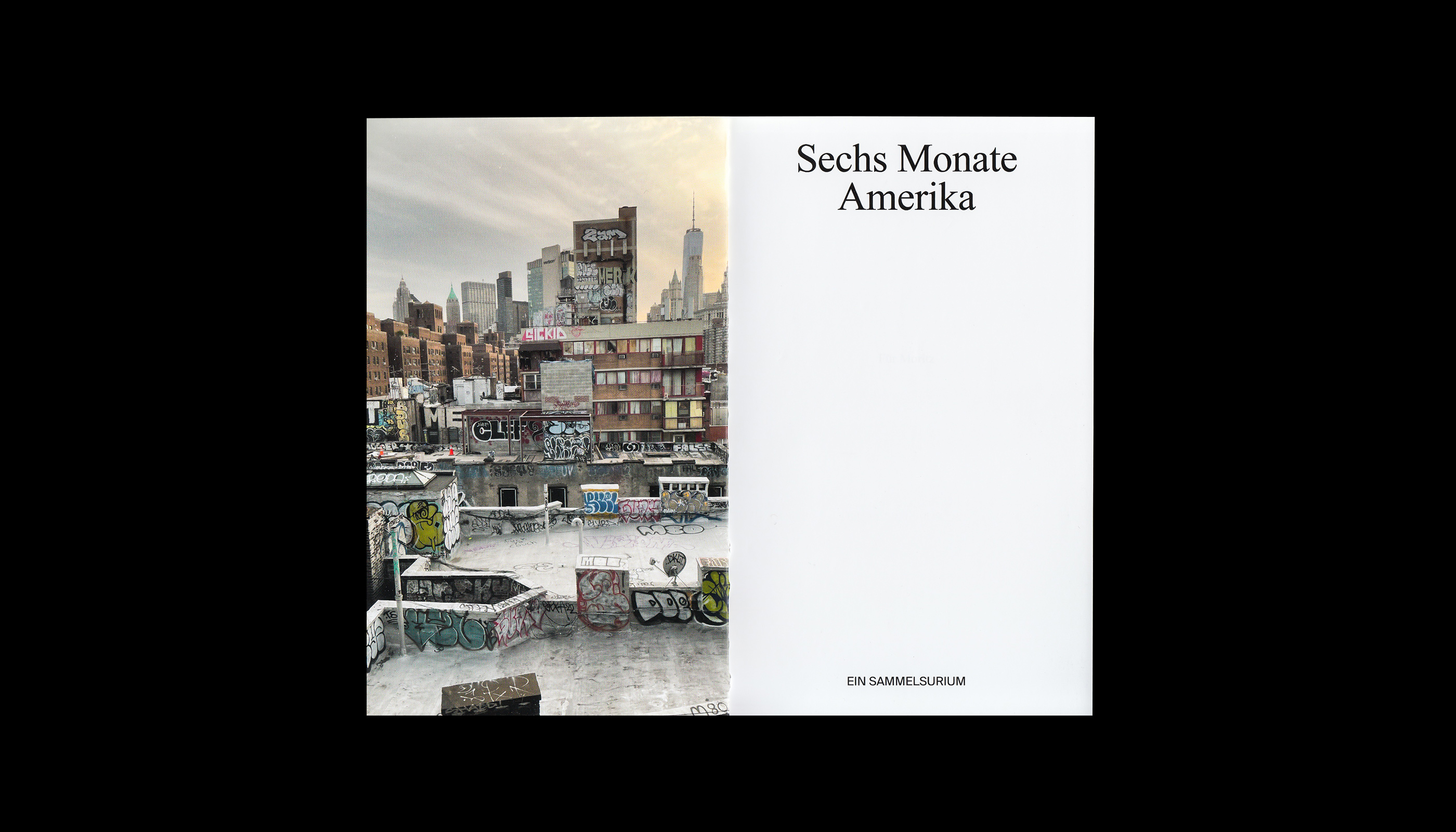 Sechs Monate Amerika, Publication, Foto Book, editorial design