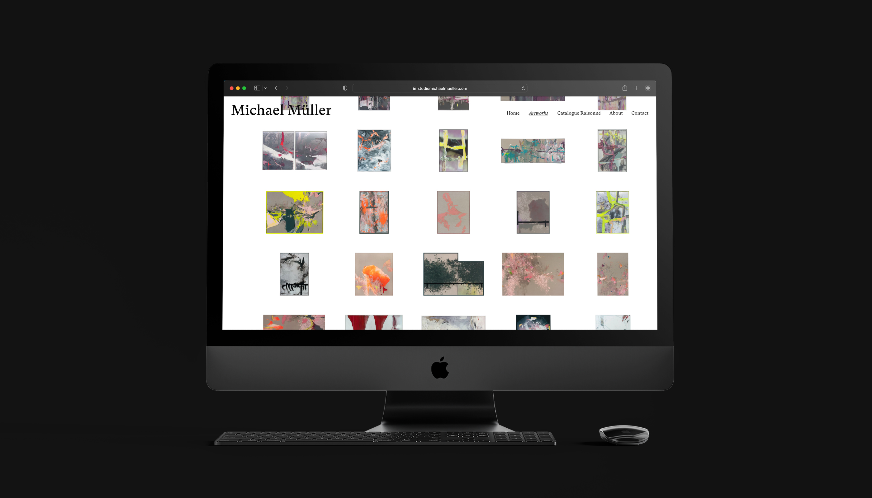 Studio Michael Müller, web design, visual identity, branding