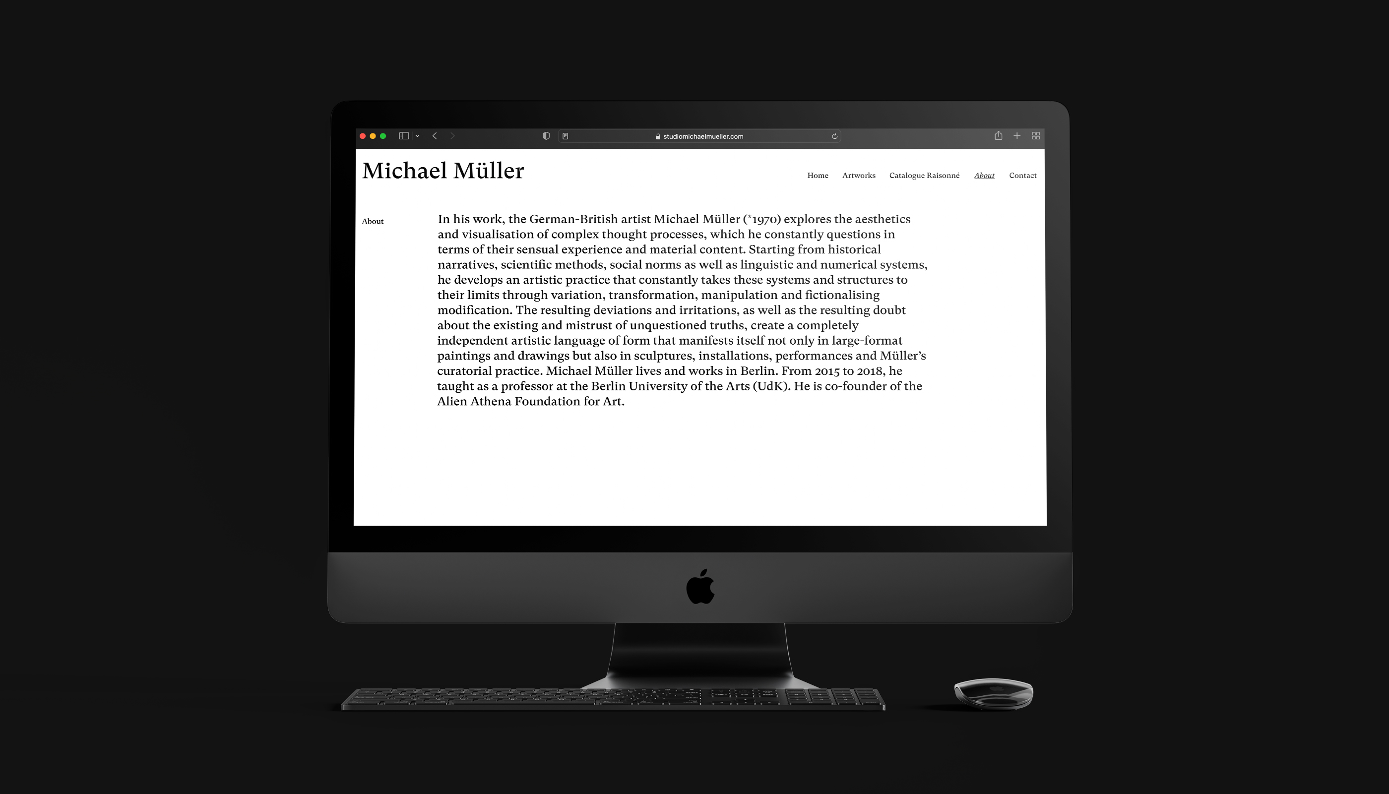 Studio Michael Müller, web design, ux ui, branding, visual identity